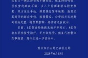 星盘查询重庆一司机因持续鸣笛引发争执 强行驶离致1人死亡4人受伤